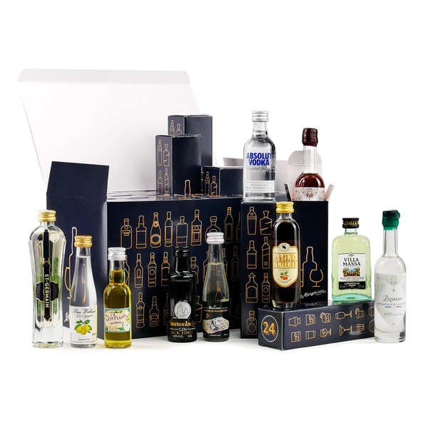 Calendrier de l'avent mini-bar 24 mignonnettes