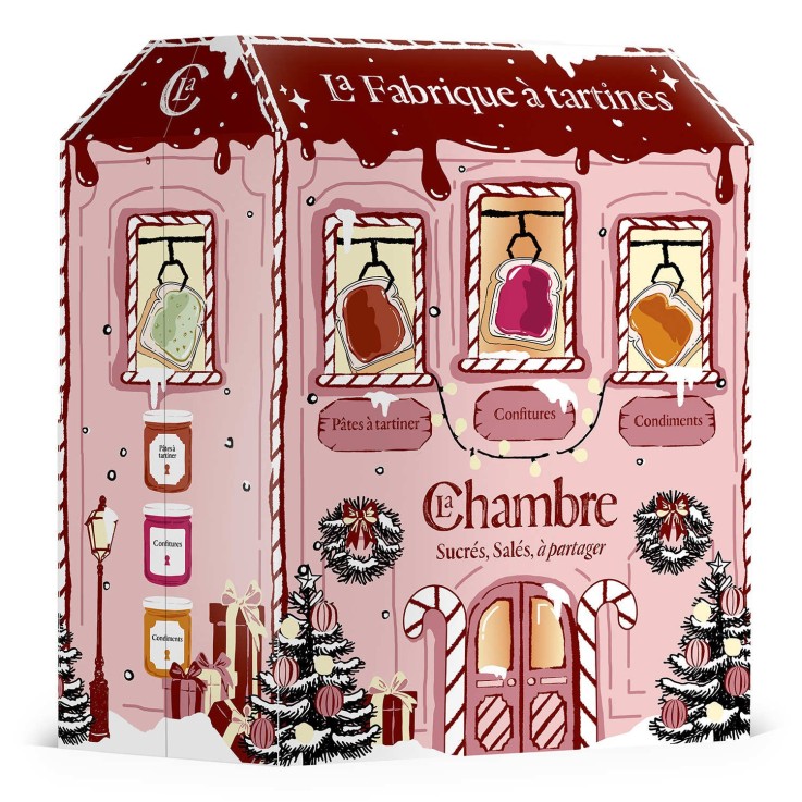 Calendrier de l'avent 24 douceurs à tartiner La Chambre - La Fabrique à Tartines