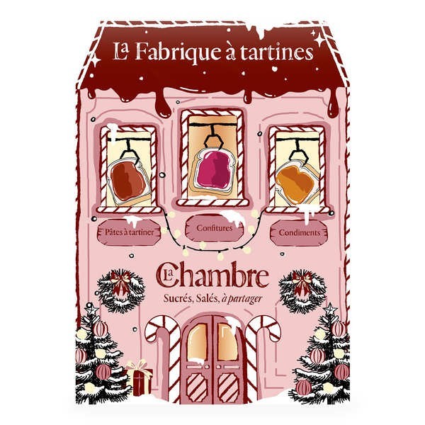 Calendrier de l'avent 24 douceurs à tartiner La Chambre - La Fabrique à Tartines