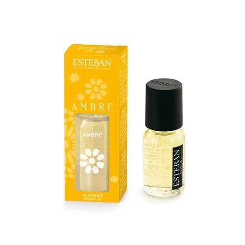 Concentré de parfum ambre 15 ml en verre