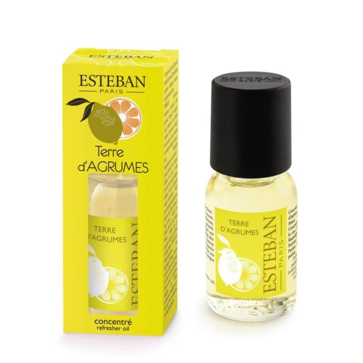 Concentre de parfum terre d'agrumes en verre