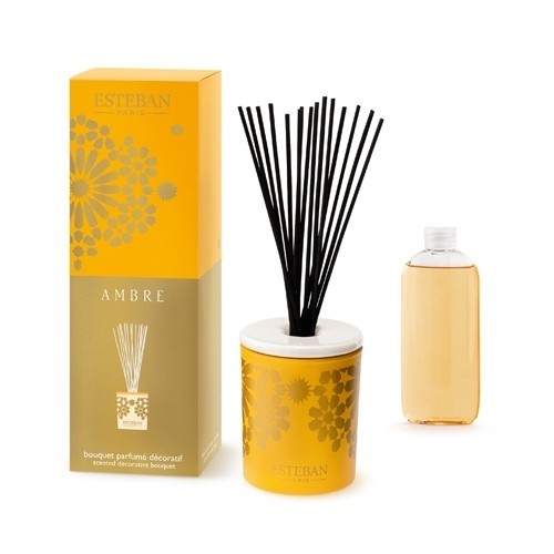 Bouquet parfumé ambre 100 ml en verre