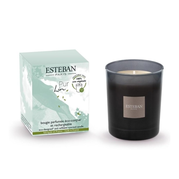 Bougie initiale Pur Lin 180g en cire