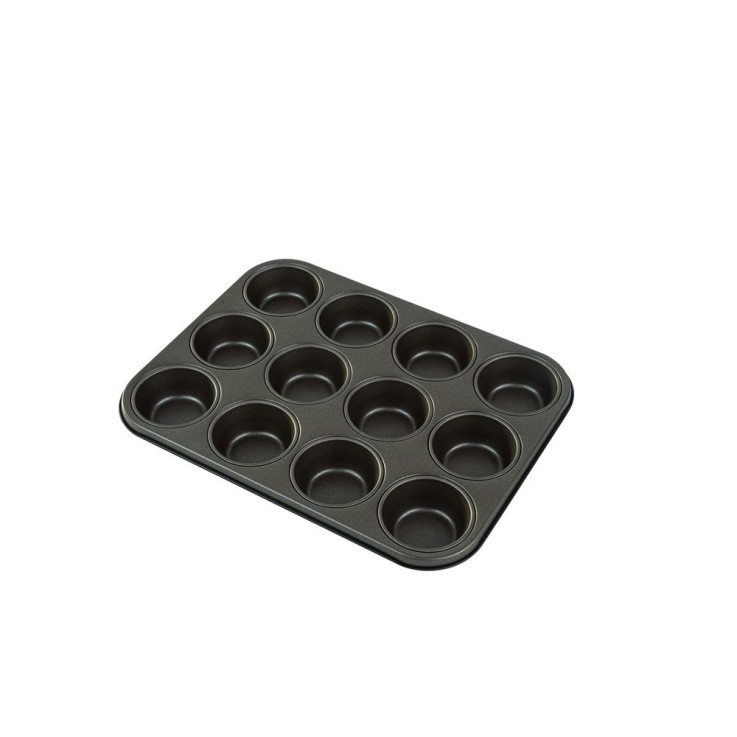 Plaque de 12 muffins en acier