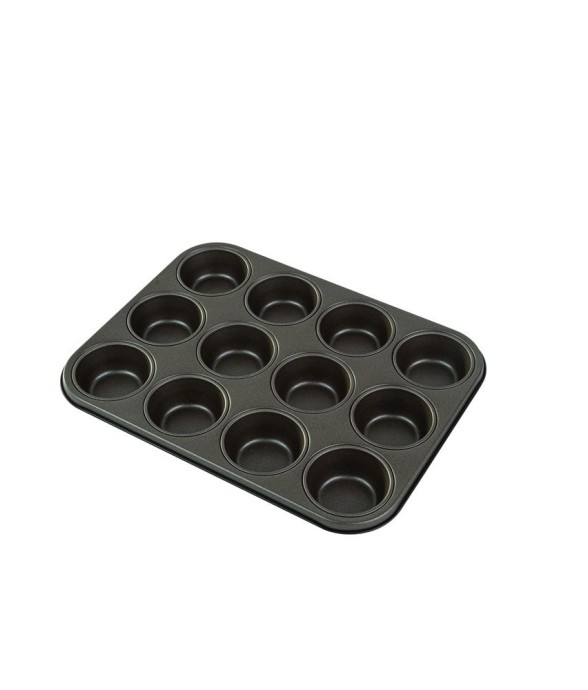 Plaque de 12 muffins en acier