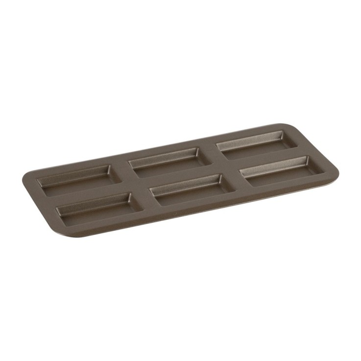 Plaque de 6 financiers en acier