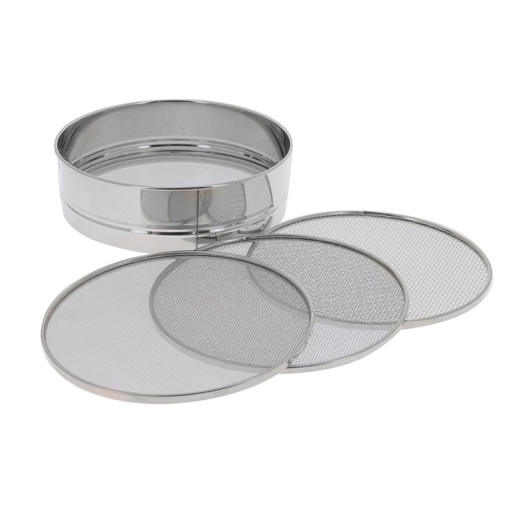 Tamis à farine 21 cm avec 4 grilles en inox
