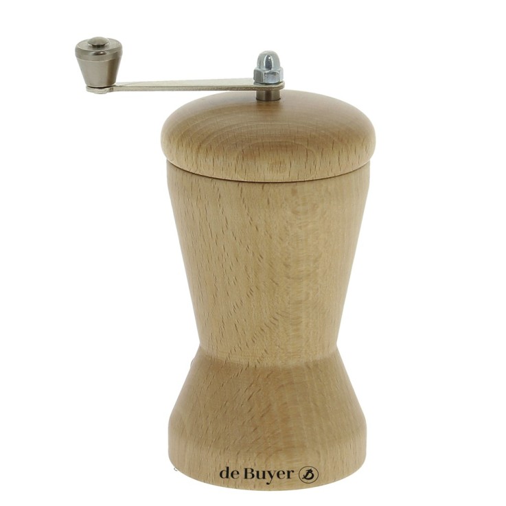 Moulin à muscade Soko 10 cm naturel en bois