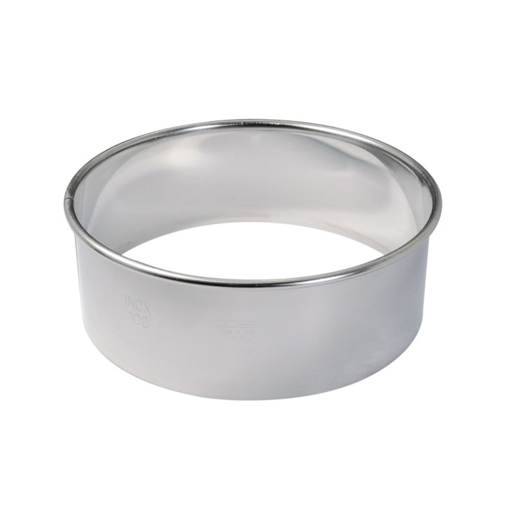Boîtes de 8 découpoirs ronds unis en inox