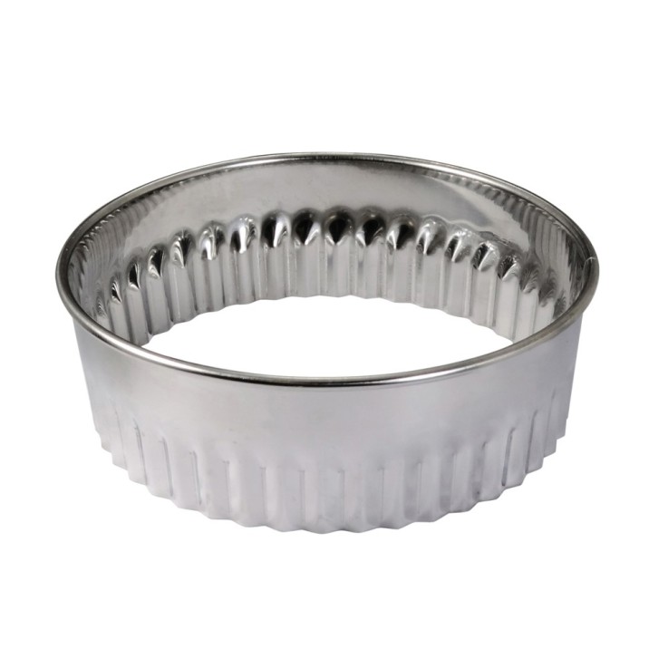 Boite de 8 découpoirs Cannelé en Inox