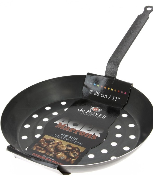 Poêle à marrons 28 cm en...