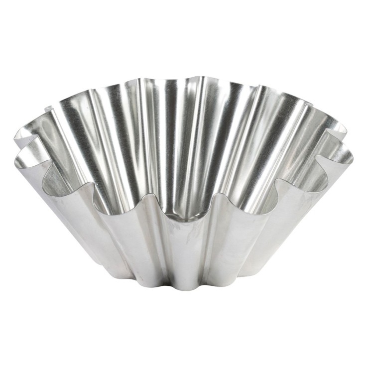 Moule à brioche grosses côtes 22 cm en métal
