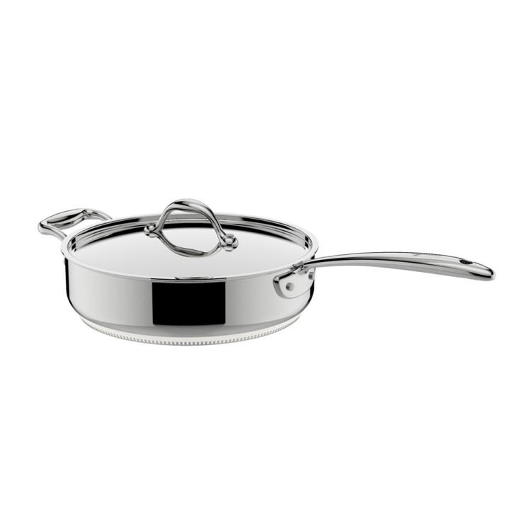 Sauteuse Accademia Logofusion avec son couvercle 26 cm en inox