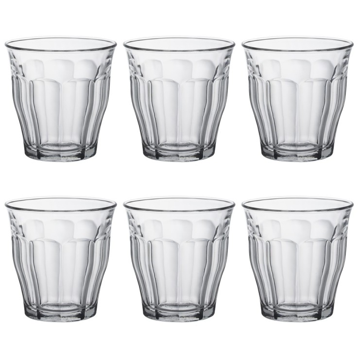 Boîte de 6 gobelets Picardie 25 cl en verre