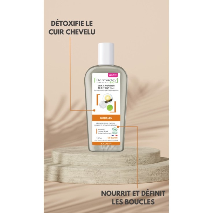Shampoing 2 en1 Cheveux Bouclés (250ml)  Bio