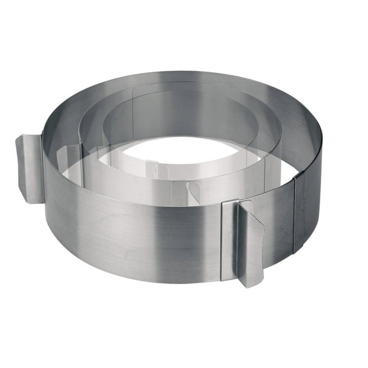 Cercle extensible 16/30 cm en inox