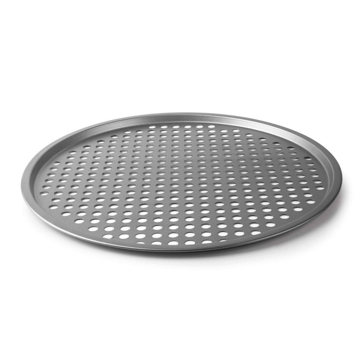 Moule à pizza perforée Delize 36 cm en acier