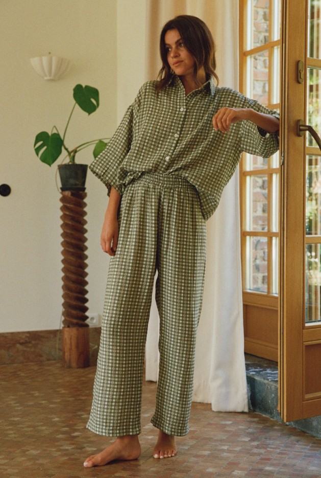 Chemise Mimosa Vichy Coton Bio
