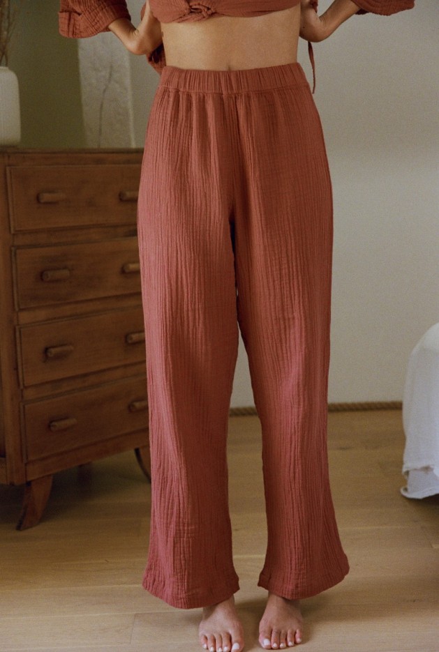 Pantalon Haydée Coton Bio