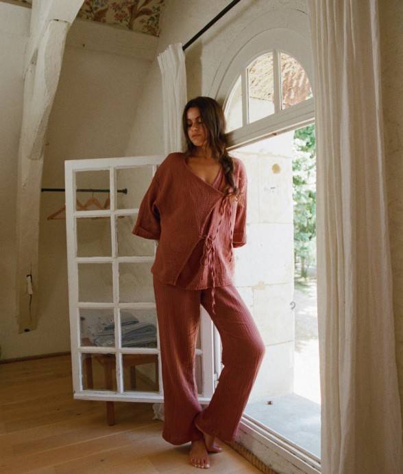 Pantalon Haydée Coton Bio