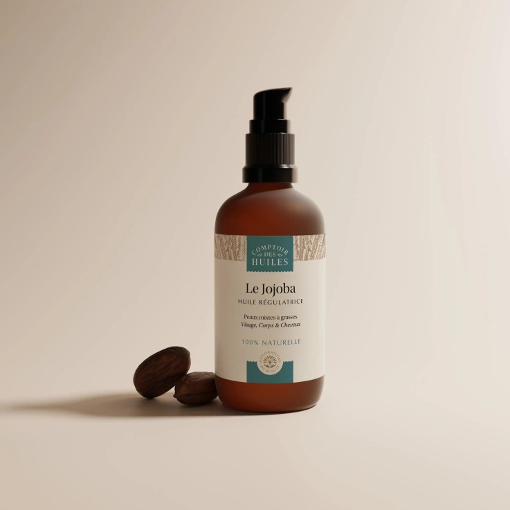 Huile de Jojoba Sébo-Régulatrice (100ml) Bio