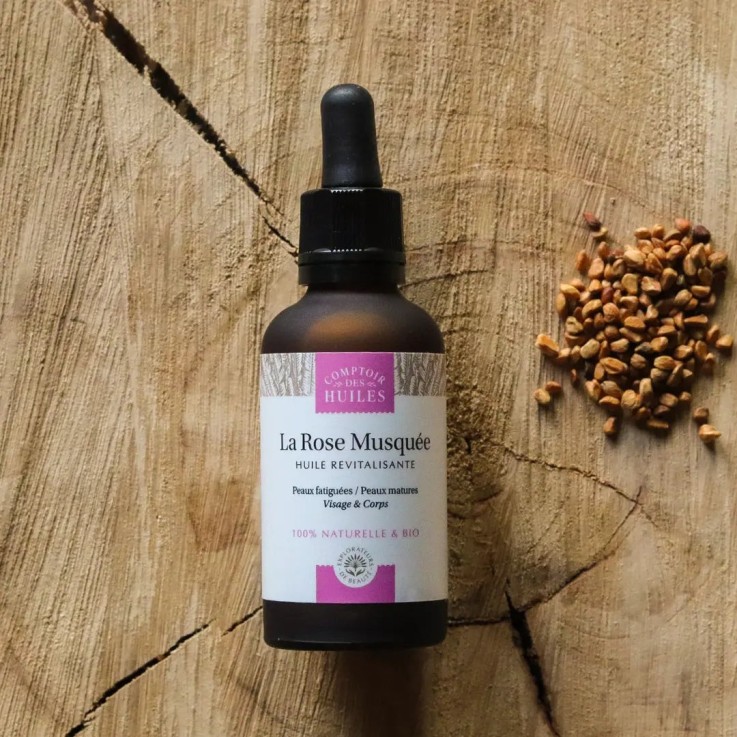 Huile de Rose Musquée Revitalisante (50ml) Bio