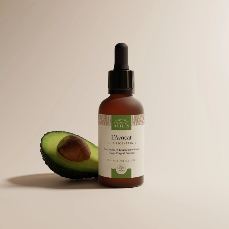 Huile d'Avocat Régénérante (50ml) Bio