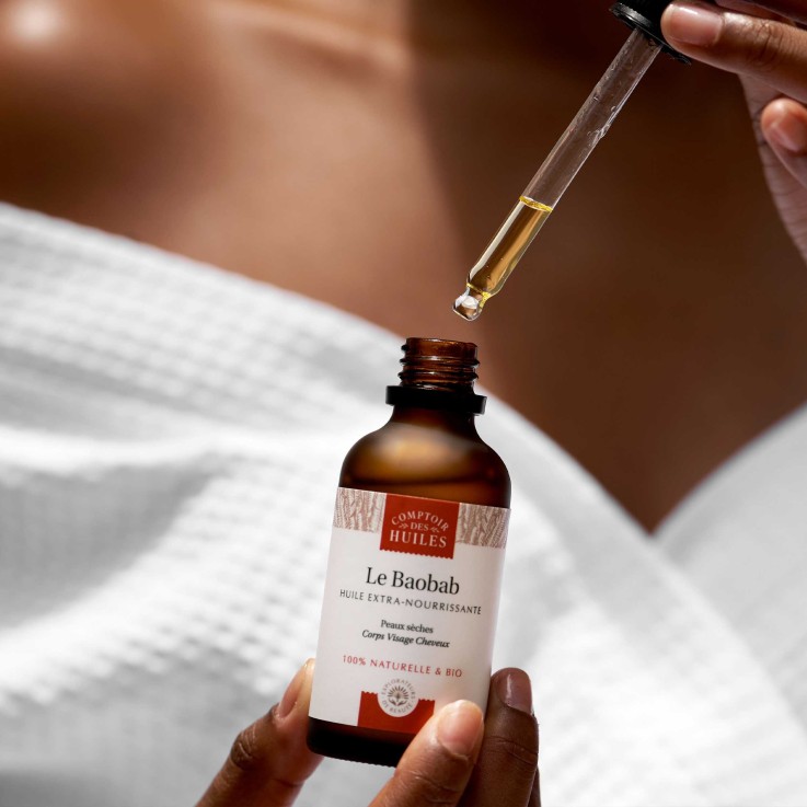 Huile de Baobab Extra-Nourrissante (50ml) Bio