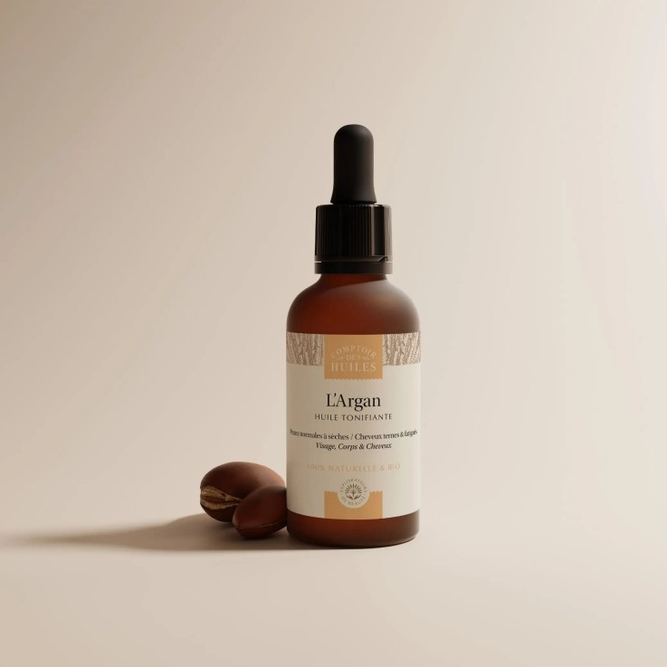 Huile d'Argan Tonifiante (50ml) Bio