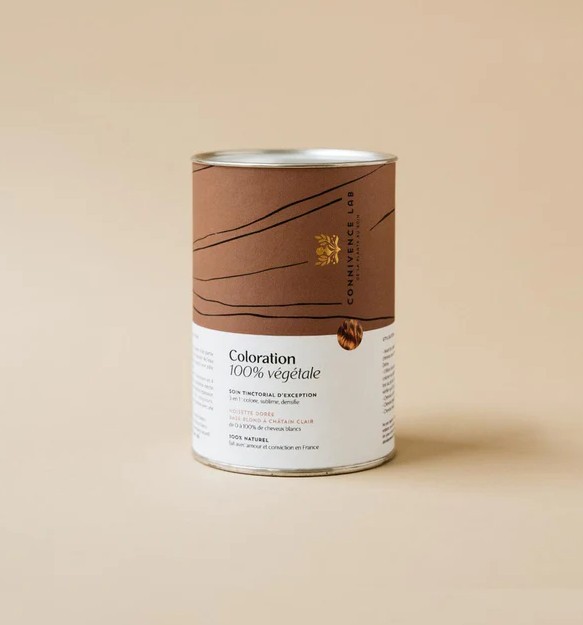 Coloration 100% Végétale Noisette dorée (100g)