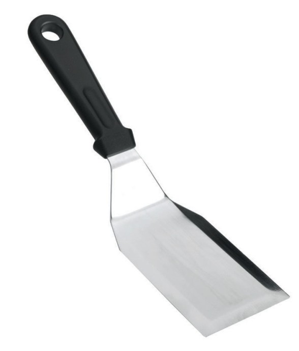Spatule plancha inox 7x13,5 cm