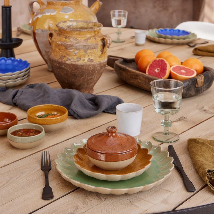 Assiette à Dîner Marrakesh en grès