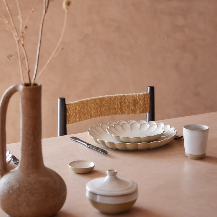 Assiette Apéritifs Marrakesh en grès