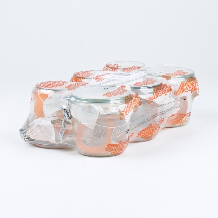 Pack de 6 terrines 500 ml en verre
