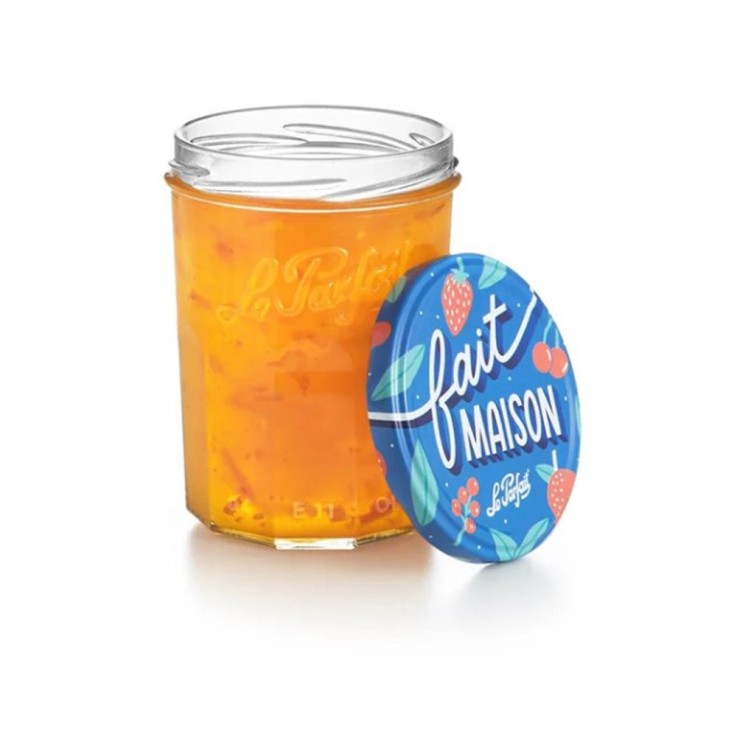 Pack de 6 pots à confiture 385 ml en verre