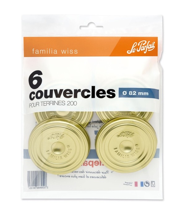 Sachet de 6 couvercles...