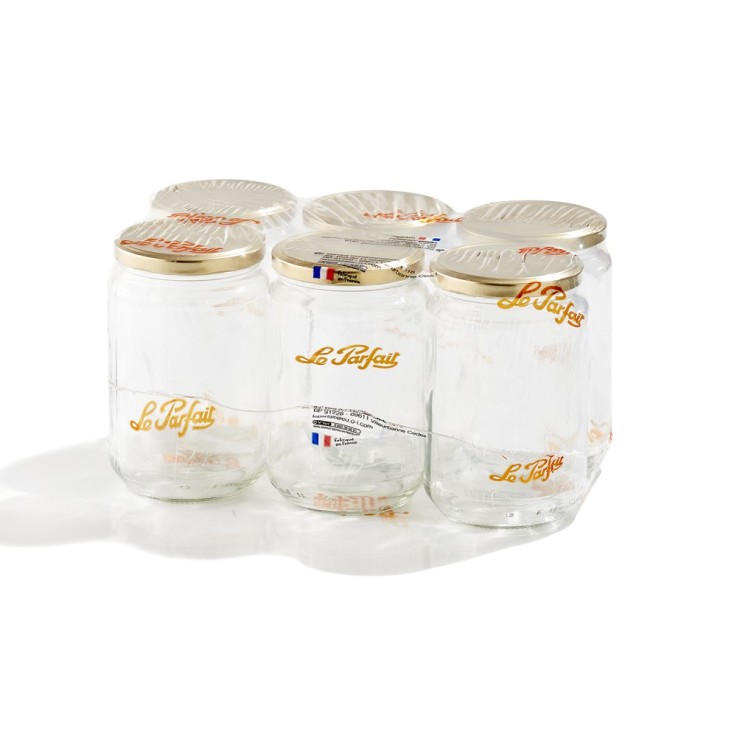 Pack de 6 pots à miel 750 ml en verre