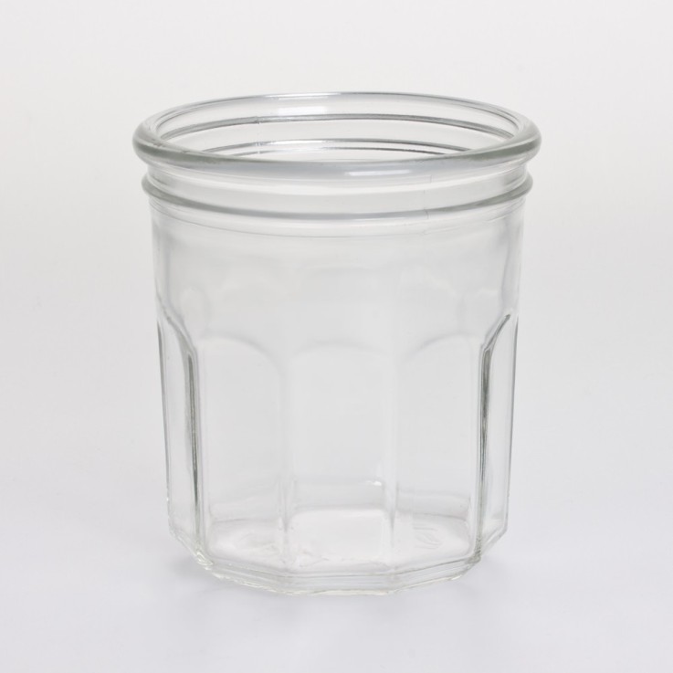 Pack de 6 pots à confiture 324 ml en verre