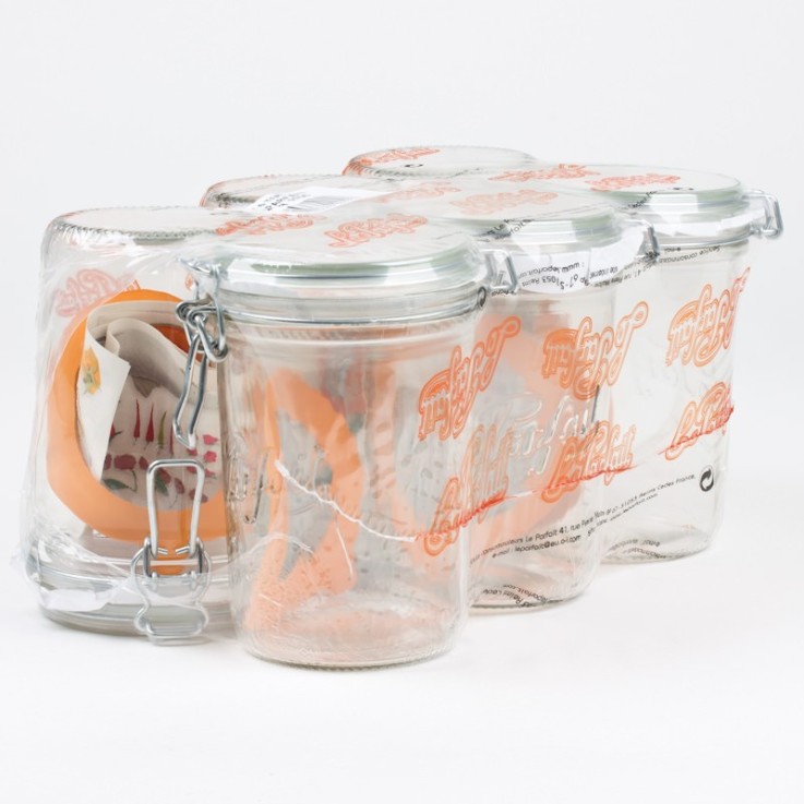 Pack de 6 terrines 1 l en verre