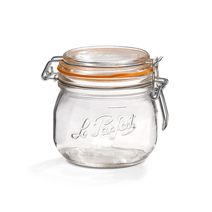 Pack de 6 bocaux 0,5 L en verre