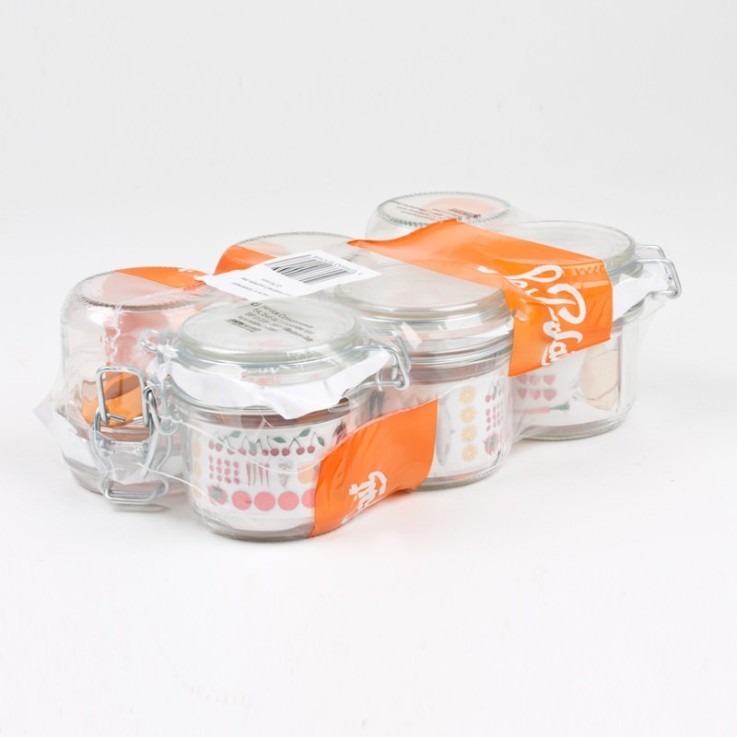 Pack de 6 terrines 200 ml en verre