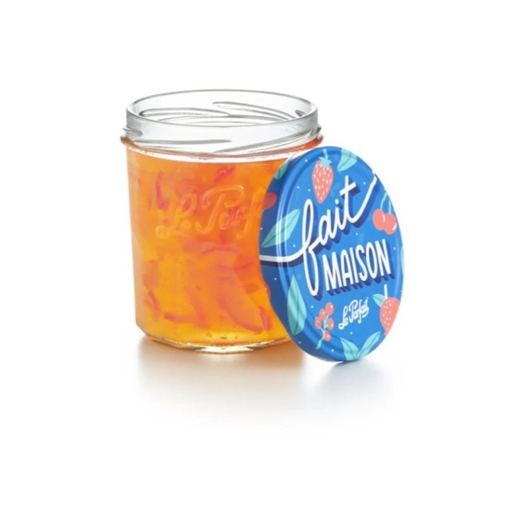 Pack de 6 pots à confiture 324 ml en verre