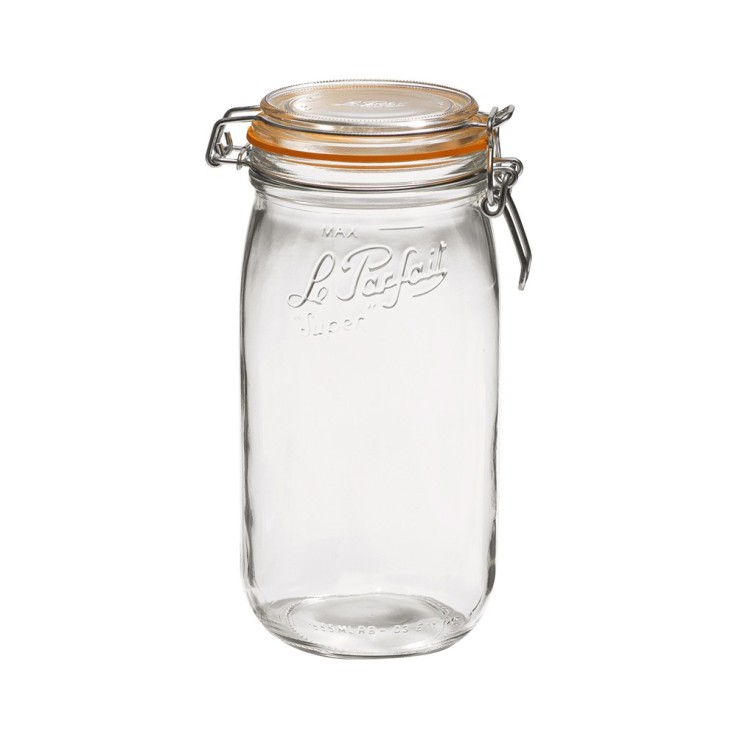 Pack de 6 bocaux 1,5 L en verre