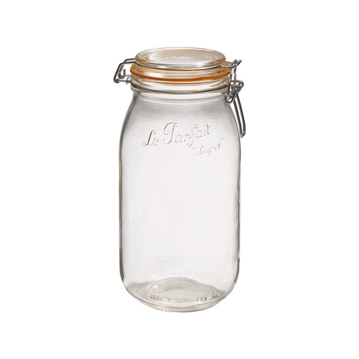 Pack de 6 bocaux 2 L en verre