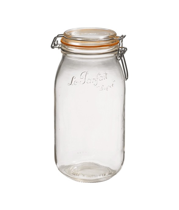 Pack de 6 bocaux 2 L en verre