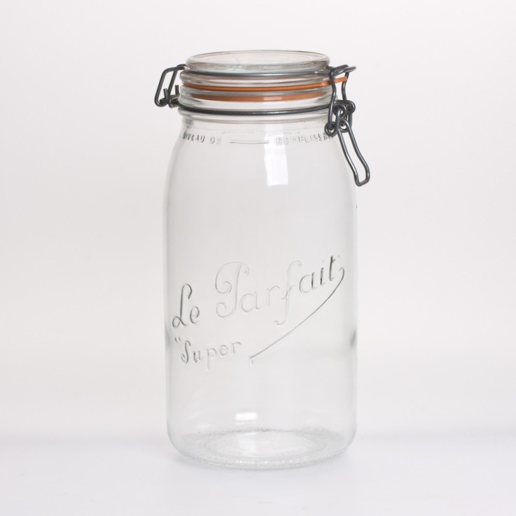 Pack de 6 bocaux 2 L en verre