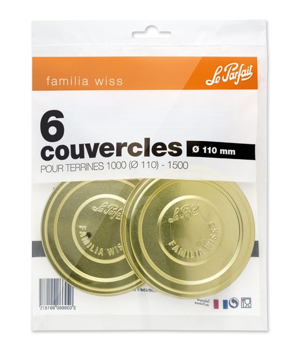 Sachet de 6 couvercles...