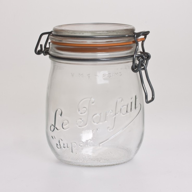 Pack de 6 bocaux 750 ml en verre