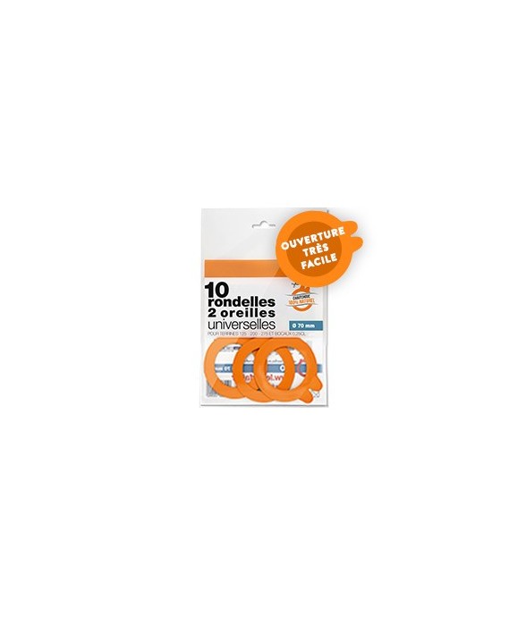 Sachet de 10 rondelles à...