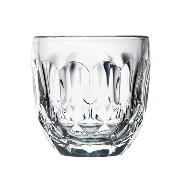 Tasse à expresso Facettes 10 cl (lot de 6) en verre